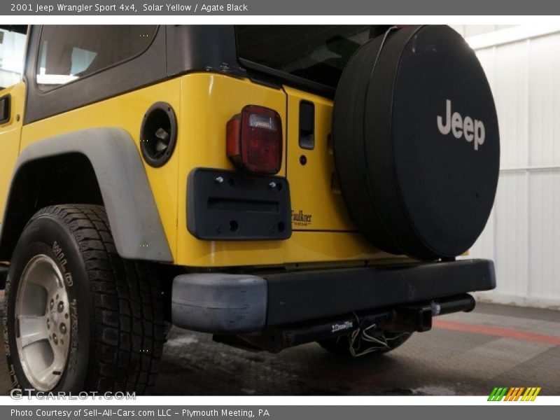 Solar Yellow / Agate Black 2001 Jeep Wrangler Sport 4x4