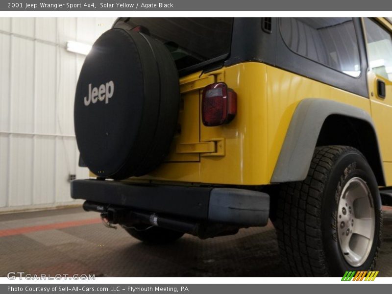 Solar Yellow / Agate Black 2001 Jeep Wrangler Sport 4x4