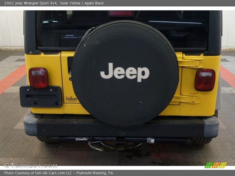 Solar Yellow / Agate Black 2001 Jeep Wrangler Sport 4x4