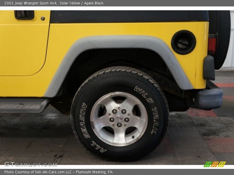 Solar Yellow / Agate Black 2001 Jeep Wrangler Sport 4x4