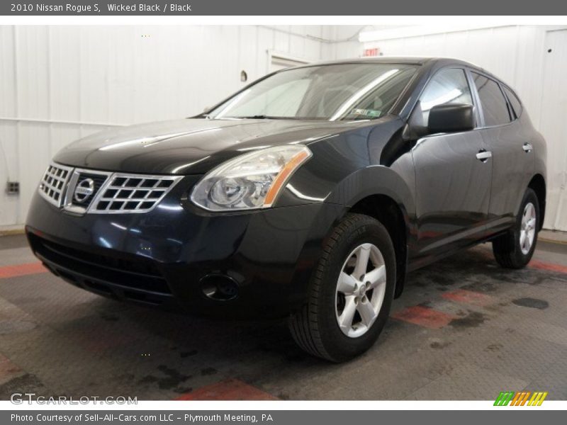 Wicked Black / Black 2010 Nissan Rogue S
