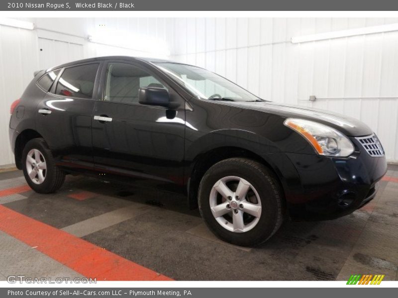 Wicked Black / Black 2010 Nissan Rogue S