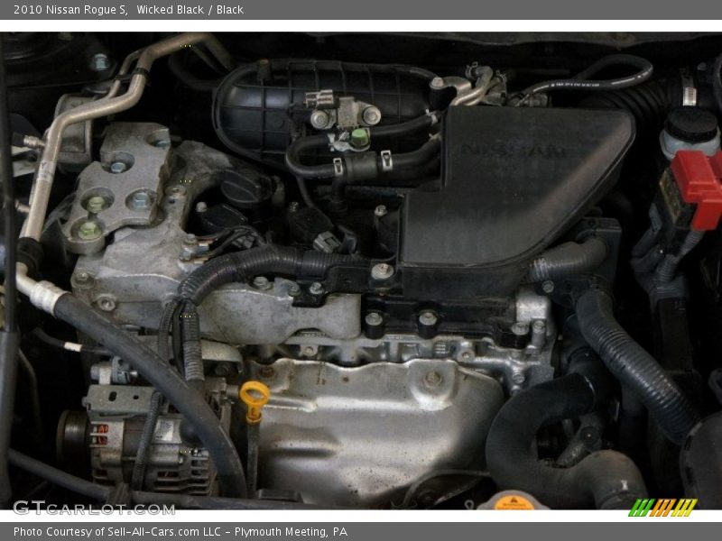 Wicked Black / Black 2010 Nissan Rogue S