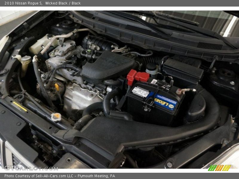 Wicked Black / Black 2010 Nissan Rogue S
