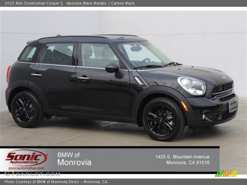 Absolute Black Metallic / Carbon Black 2015 Mini Countryman Cooper S
