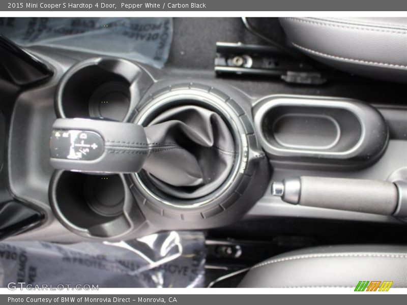 Pepper White / Carbon Black 2015 Mini Cooper S Hardtop 4 Door