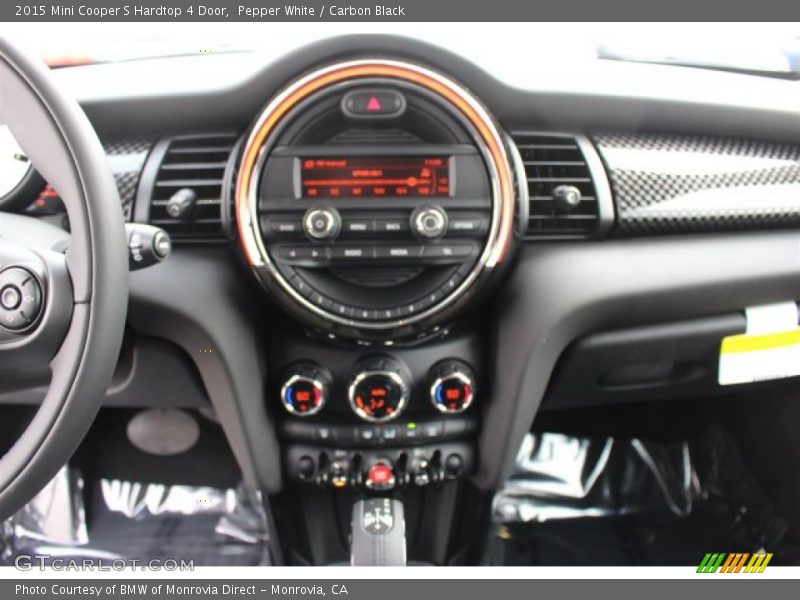 Pepper White / Carbon Black 2015 Mini Cooper S Hardtop 4 Door