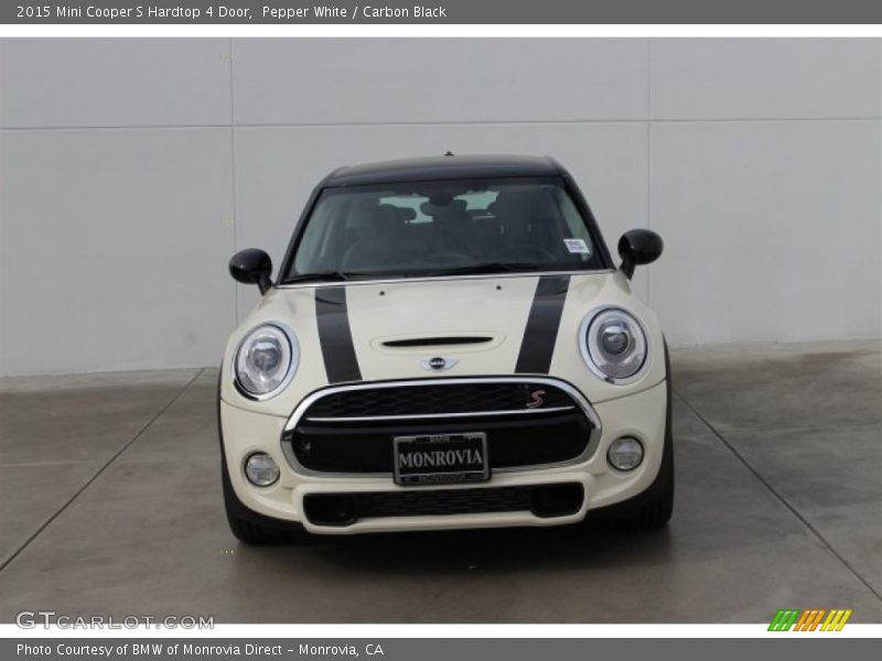 Pepper White / Carbon Black 2015 Mini Cooper S Hardtop 4 Door