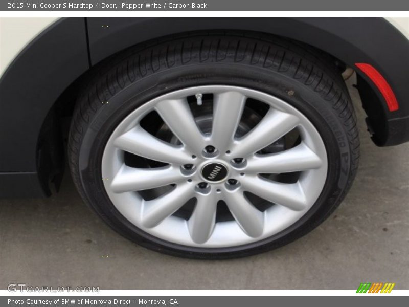 Pepper White / Carbon Black 2015 Mini Cooper S Hardtop 4 Door