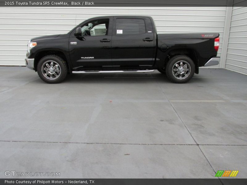 Black / Black 2015 Toyota Tundra SR5 CrewMax