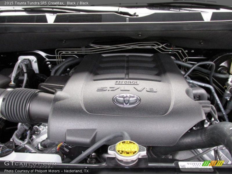 Black / Black 2015 Toyota Tundra SR5 CrewMax