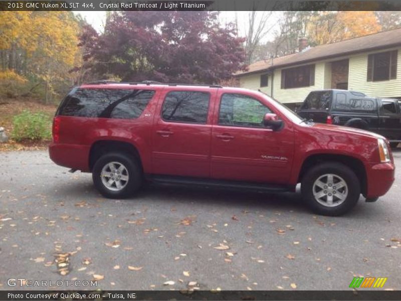 Crystal Red Tintcoat / Light Titanium 2013 GMC Yukon XL SLT 4x4