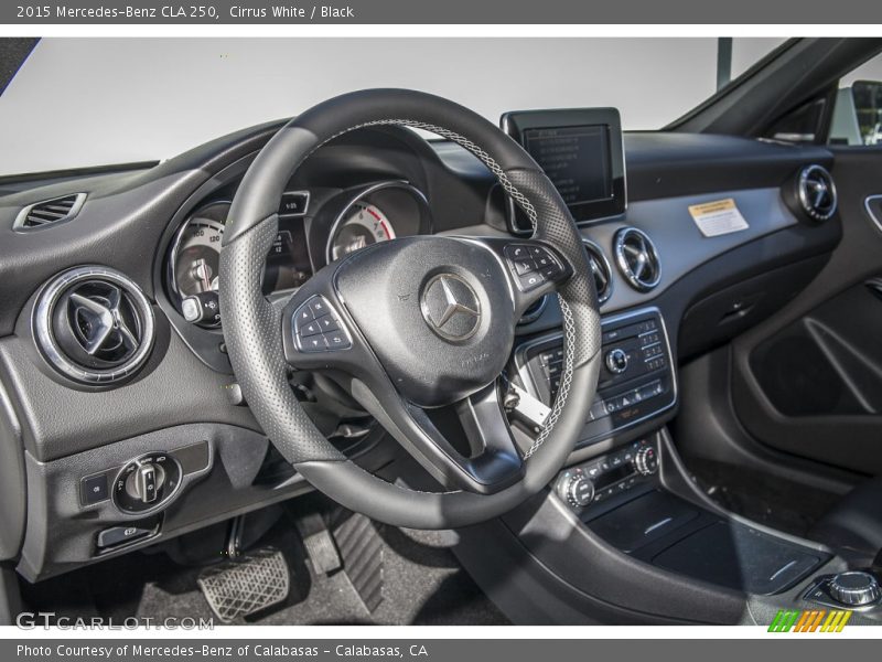 Dashboard of 2015 CLA 250