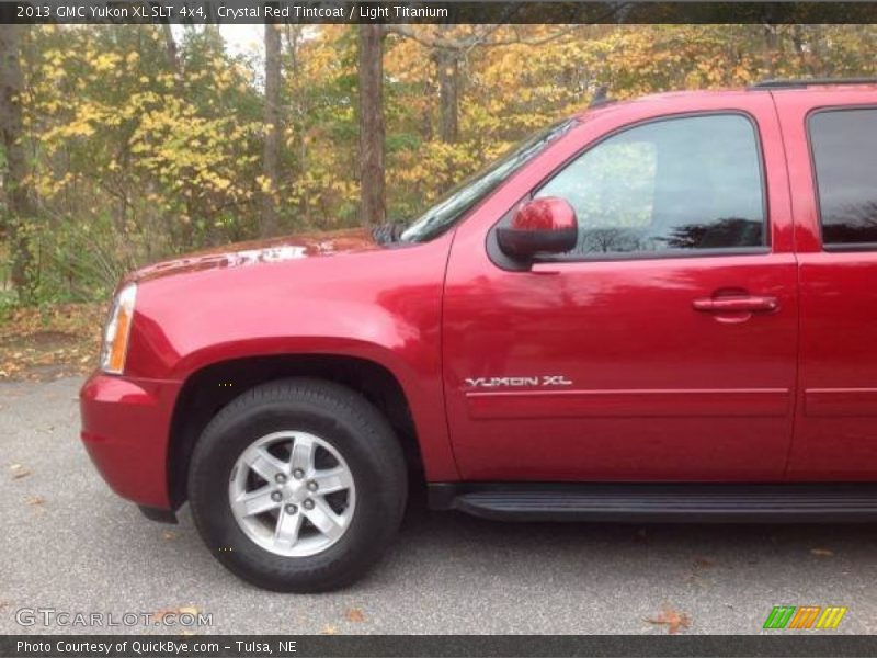 Crystal Red Tintcoat / Light Titanium 2013 GMC Yukon XL SLT 4x4