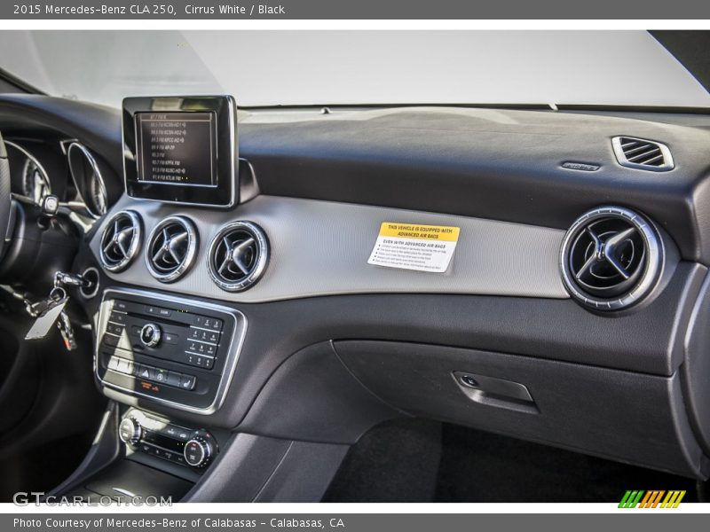 Dashboard of 2015 CLA 250