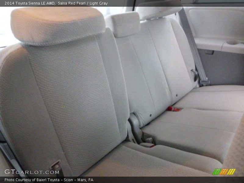 Salsa Red Pearl / Light Gray 2014 Toyota Sienna LE AWD