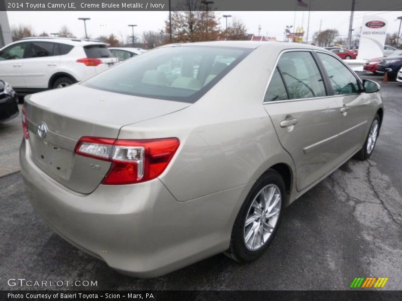 Creme Brulee Metallic / Ivory 2014 Toyota Camry LE