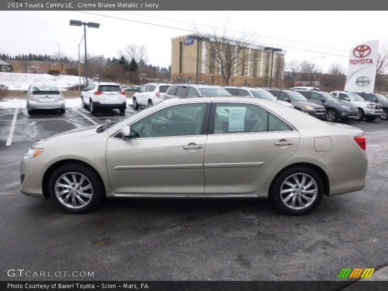 Creme Brulee Metallic / Ivory 2014 Toyota Camry LE