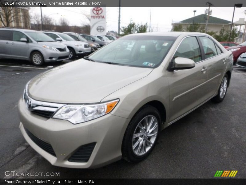 Creme Brulee Metallic / Ivory 2014 Toyota Camry LE