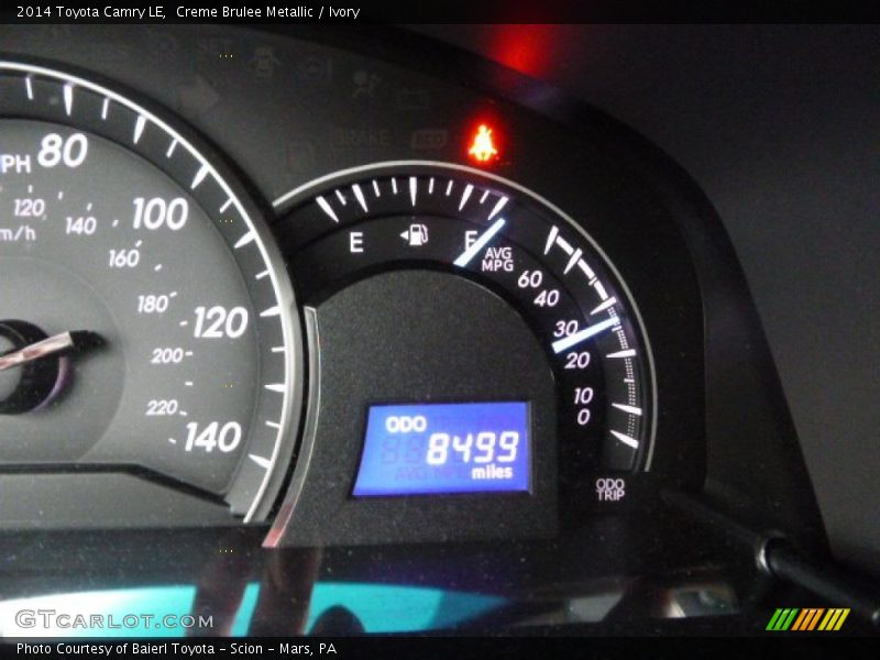 Creme Brulee Metallic / Ivory 2014 Toyota Camry LE