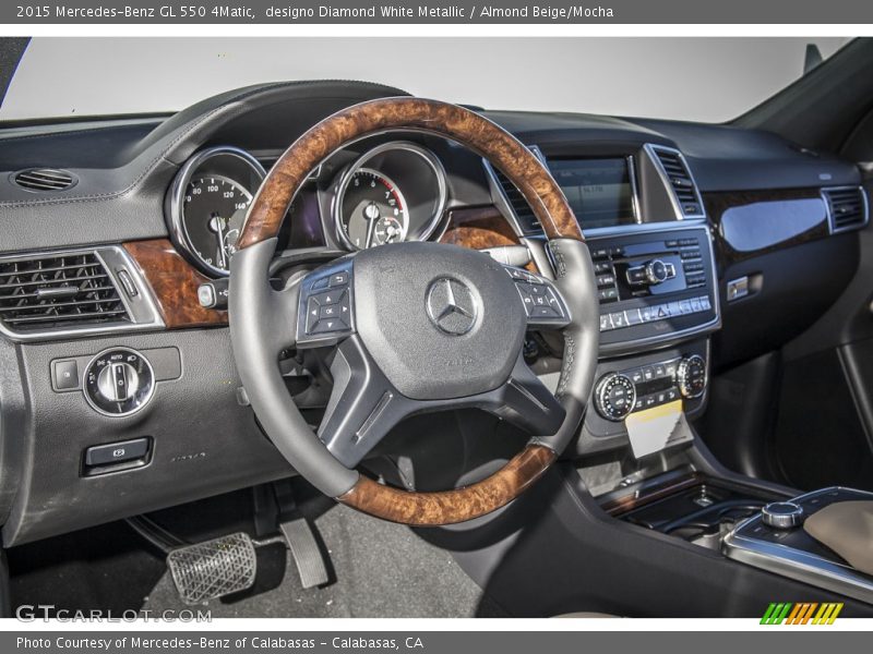 designo Diamond White Metallic / Almond Beige/Mocha 2015 Mercedes-Benz GL 550 4Matic