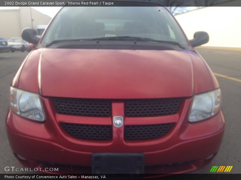 Inferno Red Pearl / Taupe 2002 Dodge Grand Caravan Sport