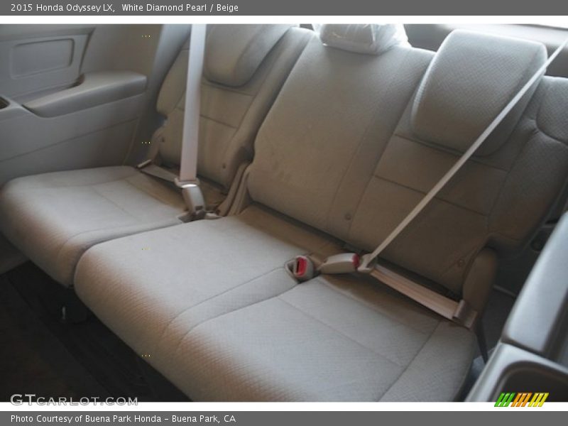 White Diamond Pearl / Beige 2015 Honda Odyssey LX