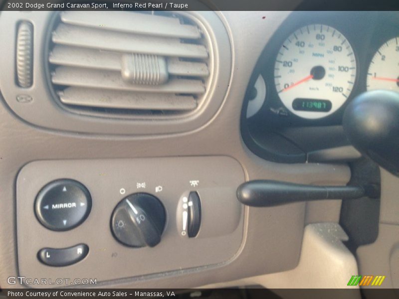 Inferno Red Pearl / Taupe 2002 Dodge Grand Caravan Sport