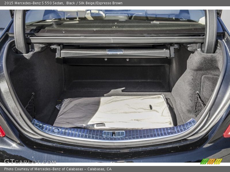 Black / Silk Beige/Espresso Brown 2015 Mercedes-Benz S 550 Sedan