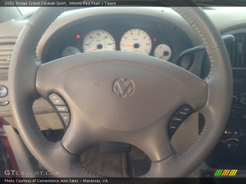 Inferno Red Pearl / Taupe 2002 Dodge Grand Caravan Sport