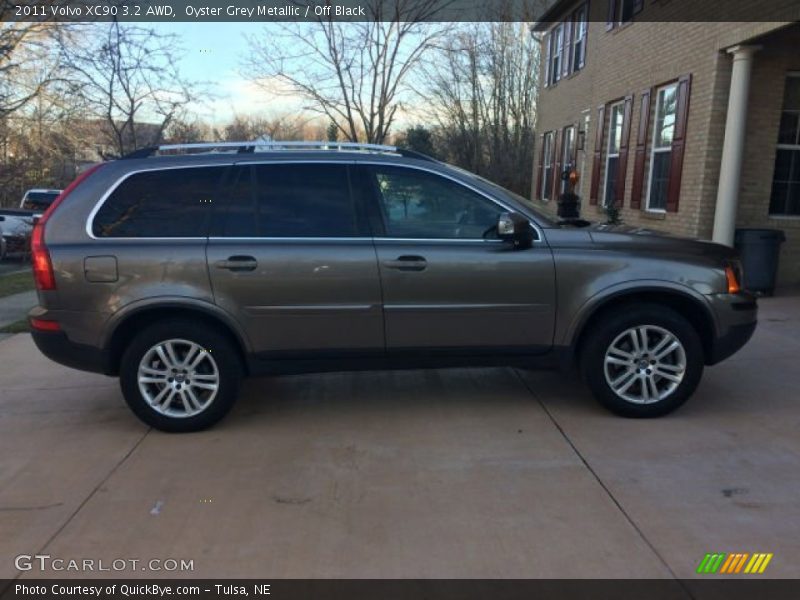 Oyster Grey Metallic / Off Black 2011 Volvo XC90 3.2 AWD