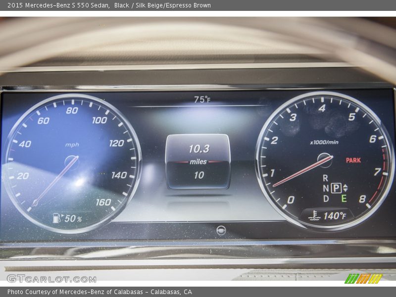 Black / Silk Beige/Espresso Brown 2015 Mercedes-Benz S 550 Sedan