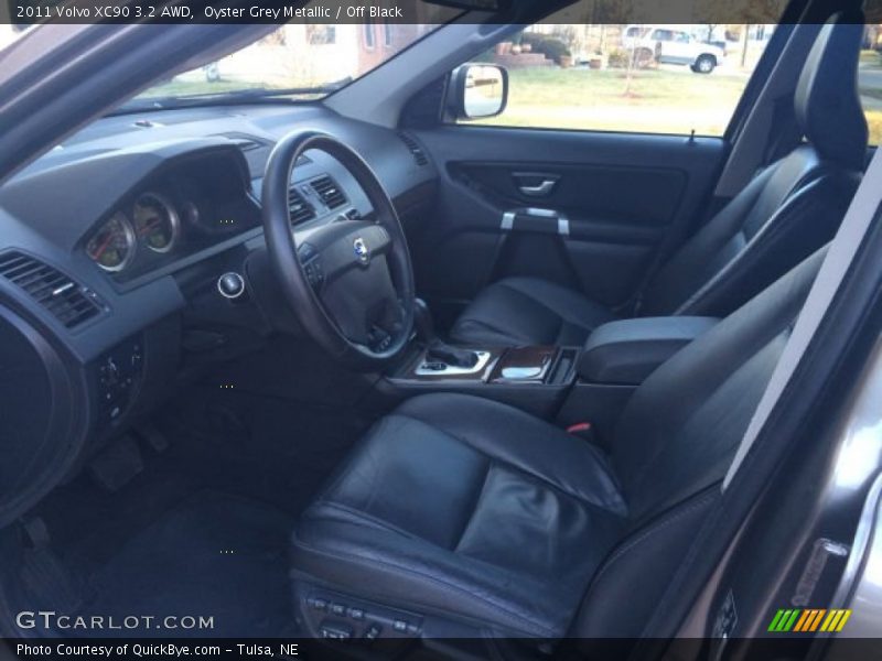Oyster Grey Metallic / Off Black 2011 Volvo XC90 3.2 AWD