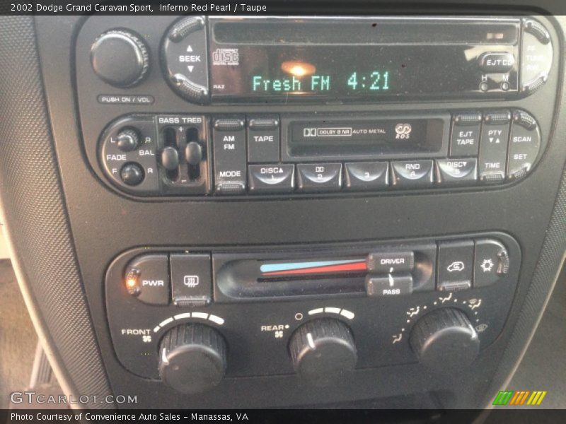 Inferno Red Pearl / Taupe 2002 Dodge Grand Caravan Sport