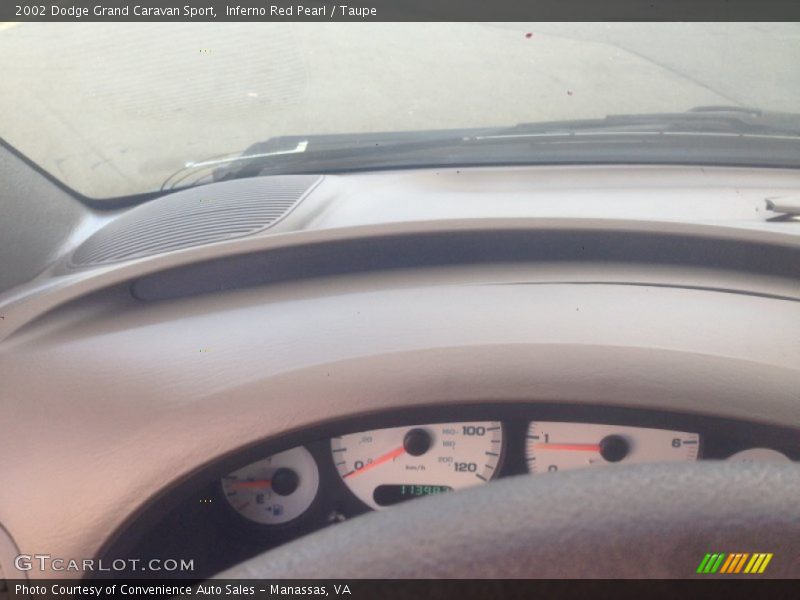 Inferno Red Pearl / Taupe 2002 Dodge Grand Caravan Sport
