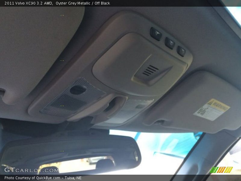 Oyster Grey Metallic / Off Black 2011 Volvo XC90 3.2 AWD