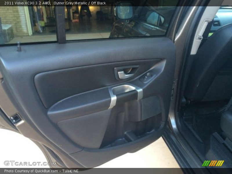 Oyster Grey Metallic / Off Black 2011 Volvo XC90 3.2 AWD