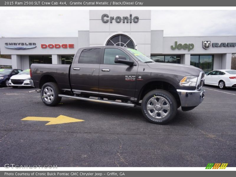 Granite Crystal Metallic / Black/Diesel Gray 2015 Ram 2500 SLT Crew Cab 4x4