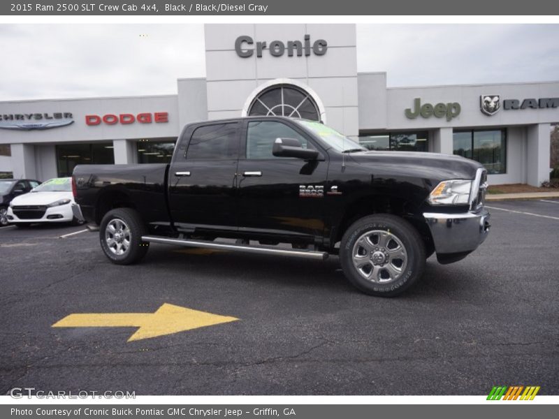 Black / Black/Diesel Gray 2015 Ram 2500 SLT Crew Cab 4x4