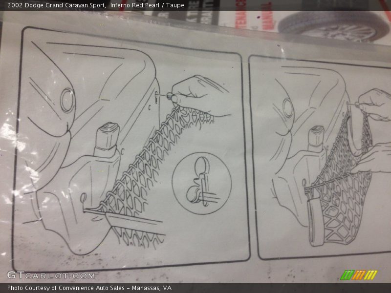 Inferno Red Pearl / Taupe 2002 Dodge Grand Caravan Sport
