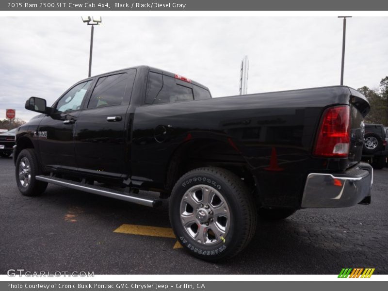Black / Black/Diesel Gray 2015 Ram 2500 SLT Crew Cab 4x4