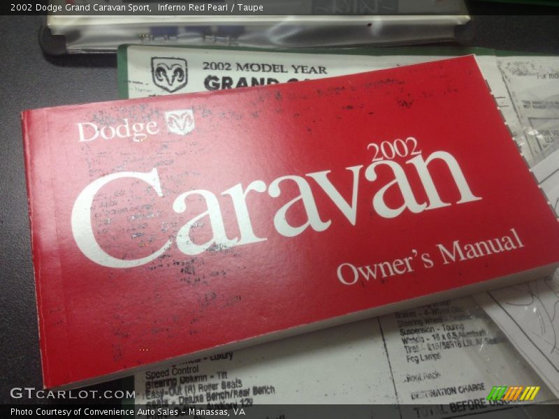 Inferno Red Pearl / Taupe 2002 Dodge Grand Caravan Sport