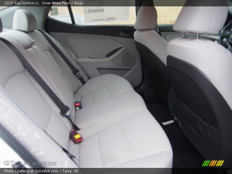 Snow White Pearl / Beige 2015 Kia Optima LX