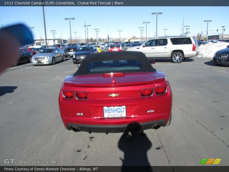 Crystal Red Tintcoat / Black 2013 Chevrolet Camaro SS/RS Convertible