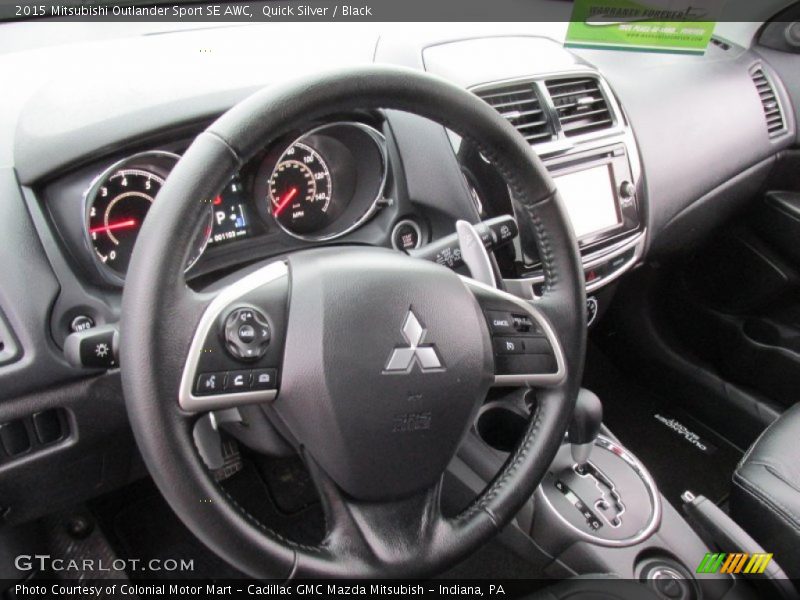Quick Silver / Black 2015 Mitsubishi Outlander Sport SE AWC