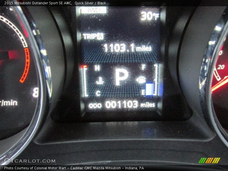 Quick Silver / Black 2015 Mitsubishi Outlander Sport SE AWC