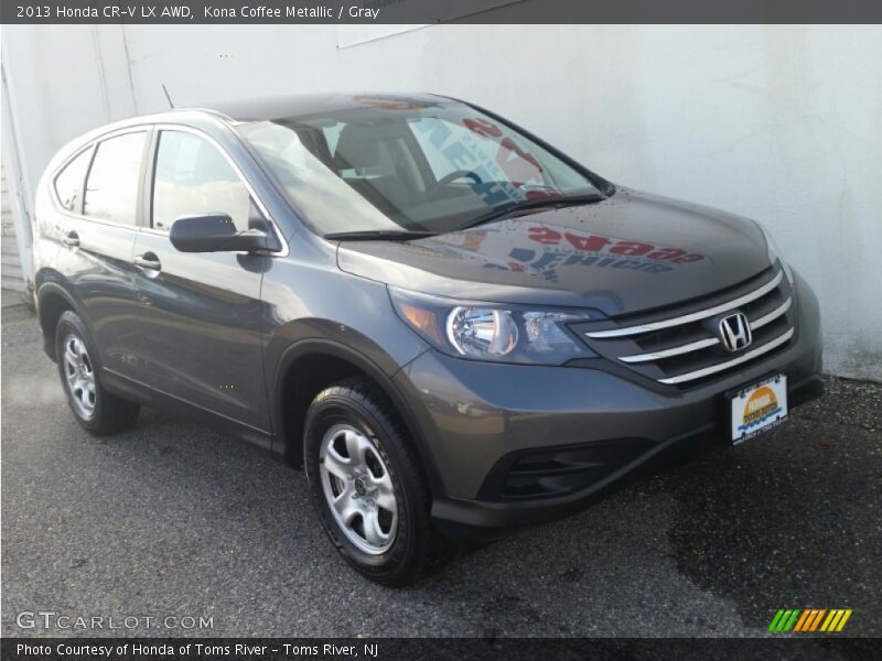 Kona Coffee Metallic / Gray 2013 Honda CR-V LX AWD