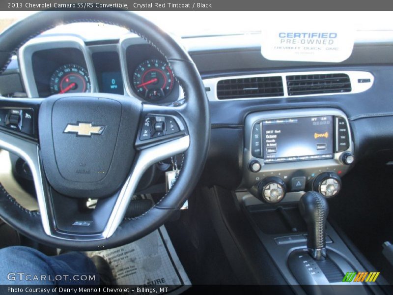 Crystal Red Tintcoat / Black 2013 Chevrolet Camaro SS/RS Convertible