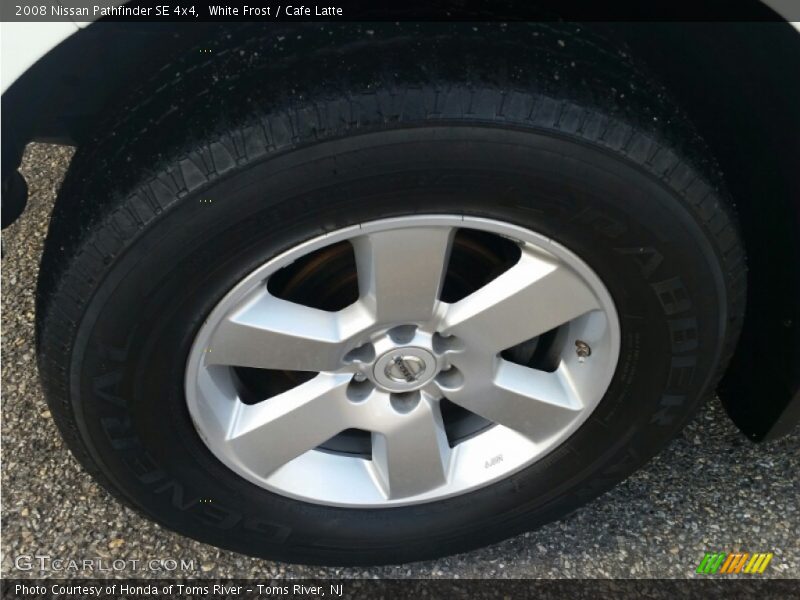 White Frost / Cafe Latte 2008 Nissan Pathfinder SE 4x4