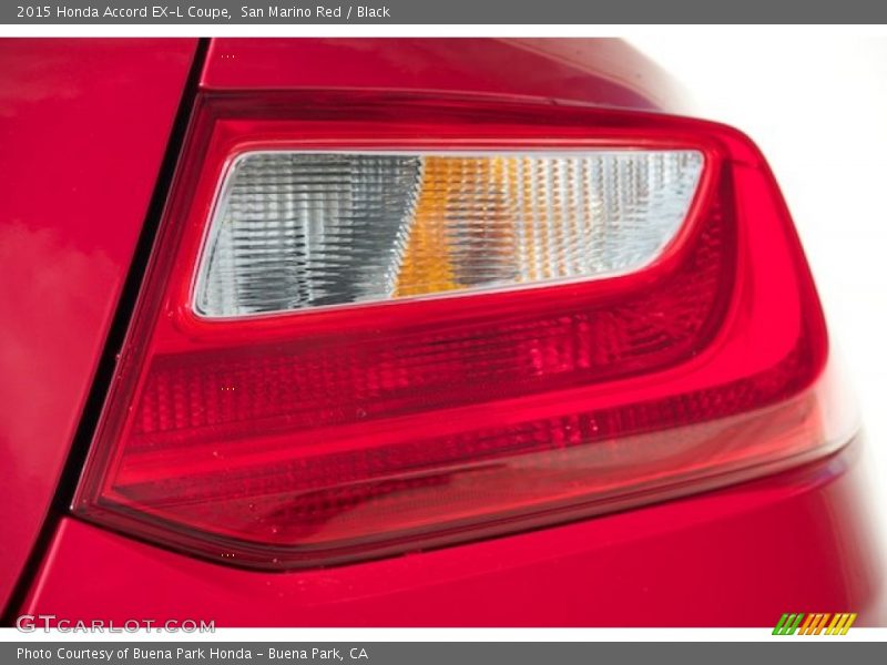 San Marino Red / Black 2015 Honda Accord EX-L Coupe